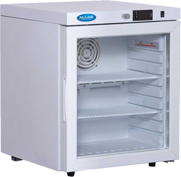 Nuline ML29GP, 1 Glass Door Under Counter Vaccine Small Capacity Fridge with Digital Control