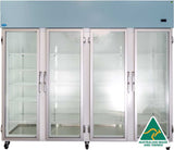 Nuline NLM 2170/4, 4 E-Glass Door Top Mount Laboratory Fridge with Digital Control