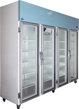 Nuline NLM 2170/4, 4 E-Glass Door Top Mount Laboratory Fridge with Digital Control - image 4