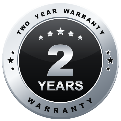 2-year manufacturer warranty; conditions apply