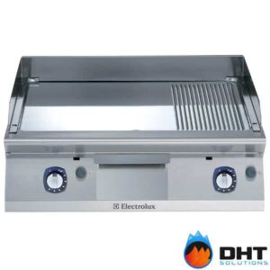 Electrolux 371041 - Full Module Gas Fry Top with 2/3 Smooth and 1/3 Ribbed  Chrome Plated Plate -800mm