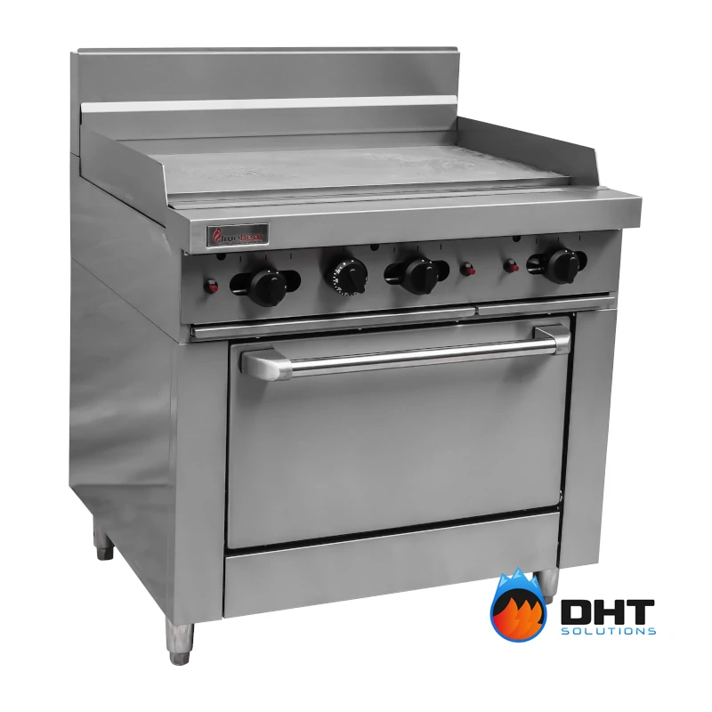 Image of Trueheat RCR9-9G - 900mm Gas Oven Range with Full Griddle Plate by DHT Solutions