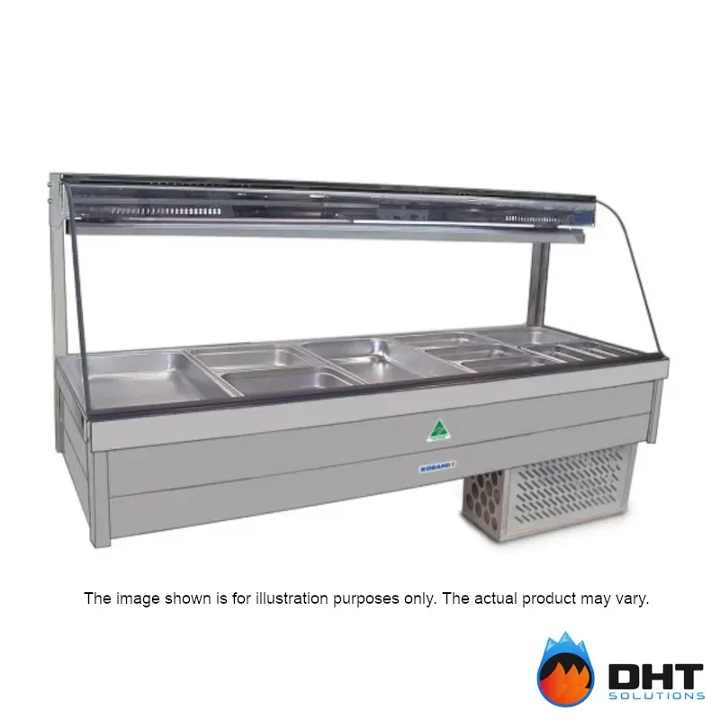 Image of Roband - Curved Glass Refrigerated Display Bar CRX26RD